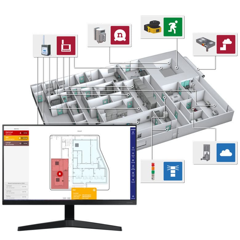 Nuclear medicine monitoring system - SMARTGUARD - Comecer - radiation ...