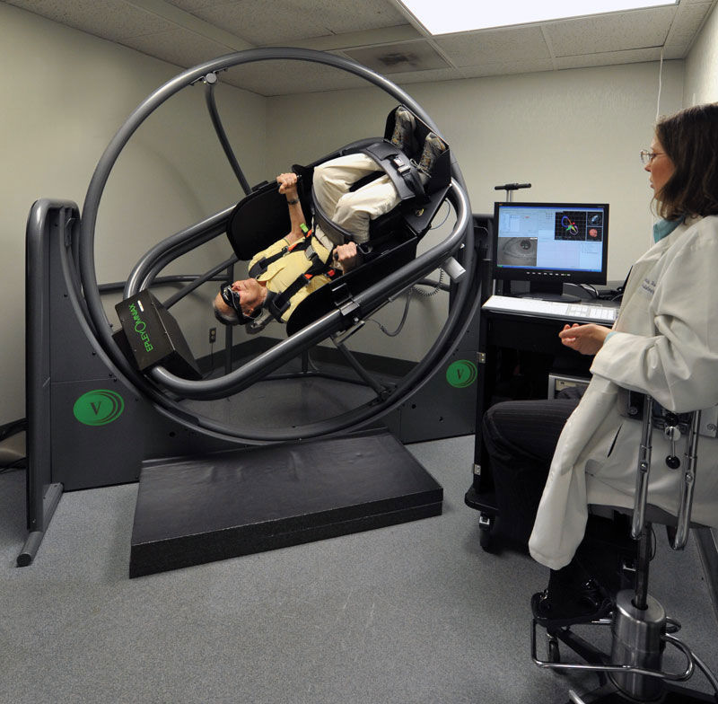 Gyroscopic Chair Epley Omniax System Vesticon