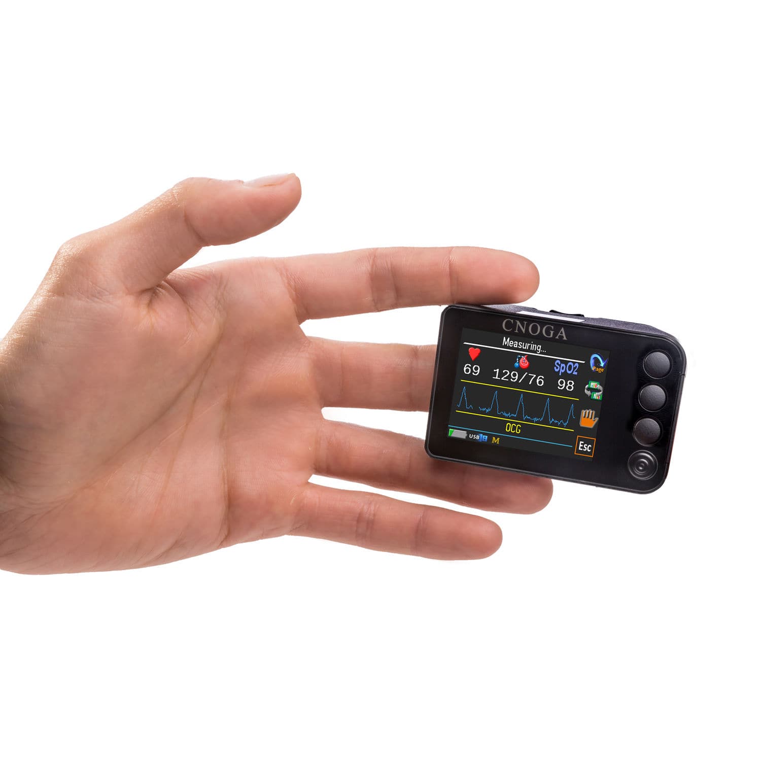 Fingertip multi-parameter monitor - MTX - CNOGA MEDICAL - portable ...
