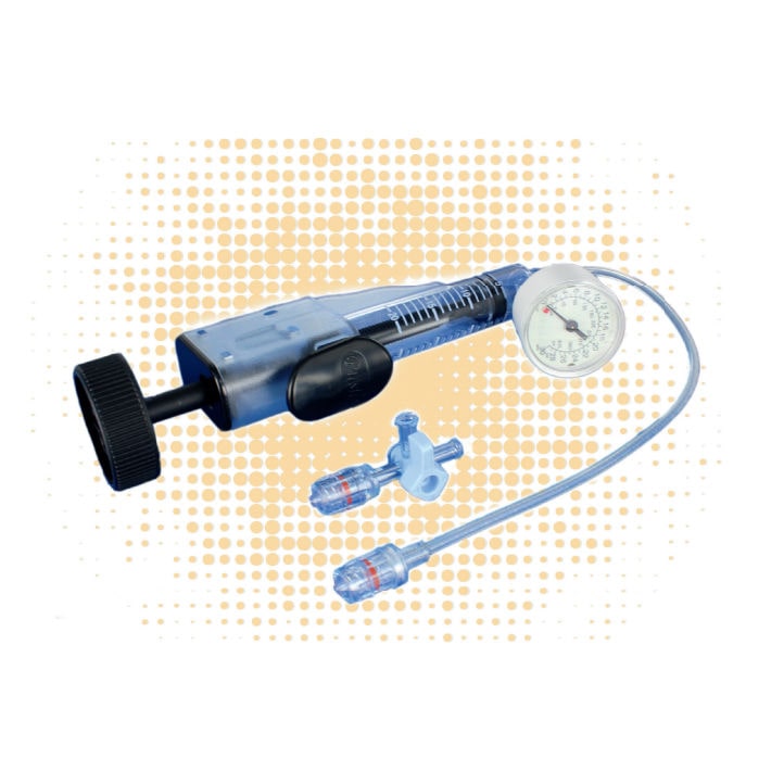 Manual balloon catheter pump INFLATION DEVICE Accura Medizintechnik