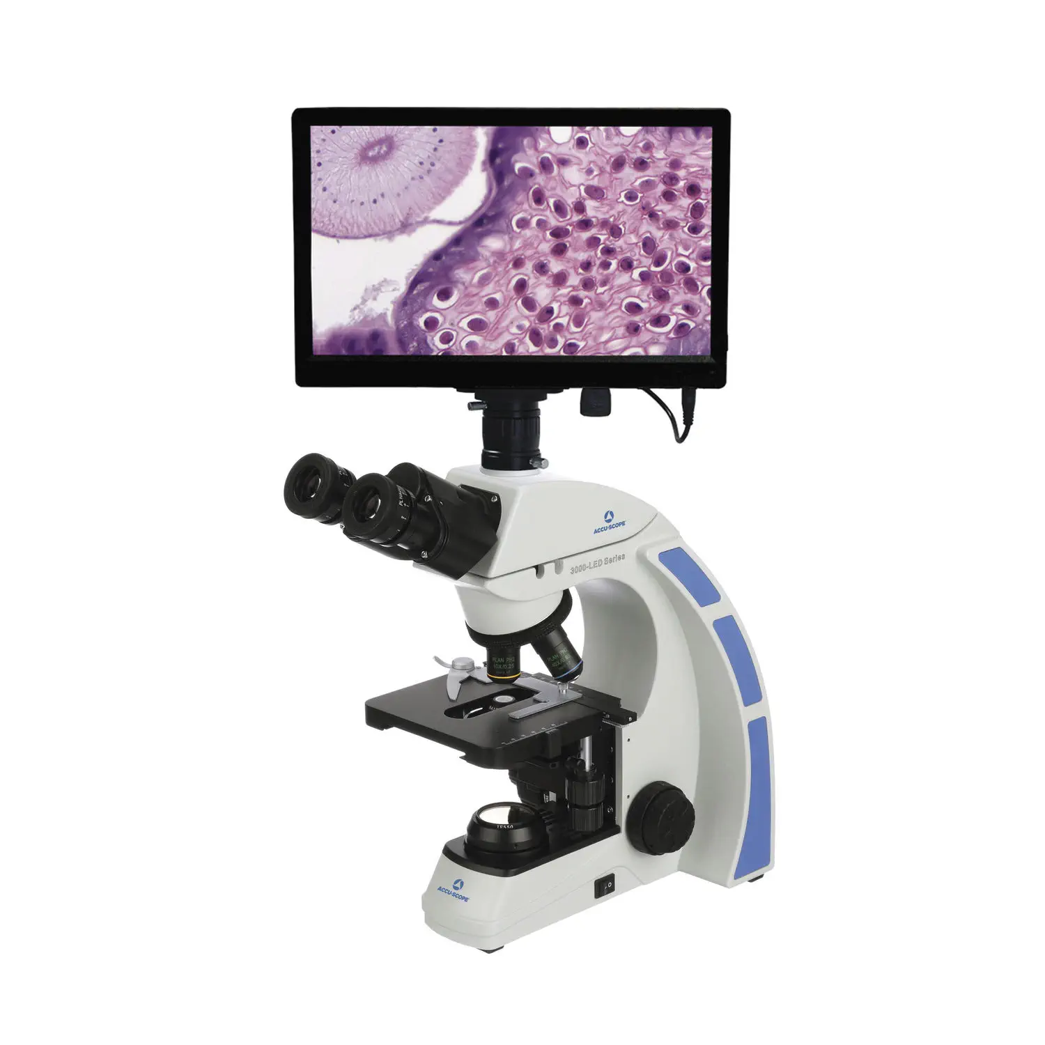 microscope with camera and monitor