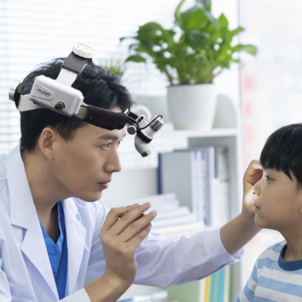 Medical head-light - KD-203AY-4 - Nanjing Keweisi Medical Lighting