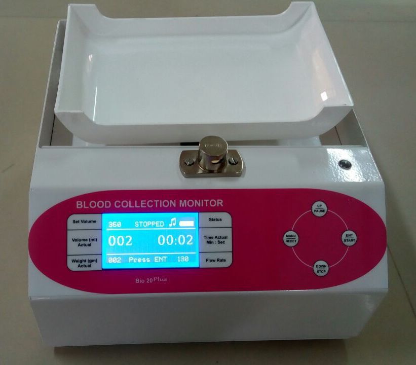 Blood collection monitor BIO 20plus BiolineIndia