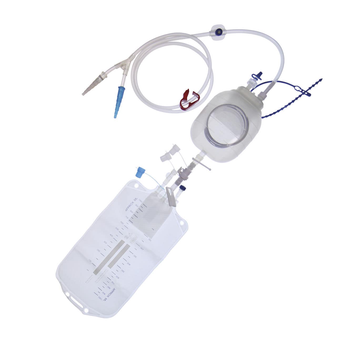 Wound drainage set - Redax ATS - GBUK Group - PVC