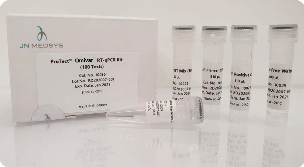 Respiratory disease test kit ProTect™ Omivar JN Medsys Pte. Ltd