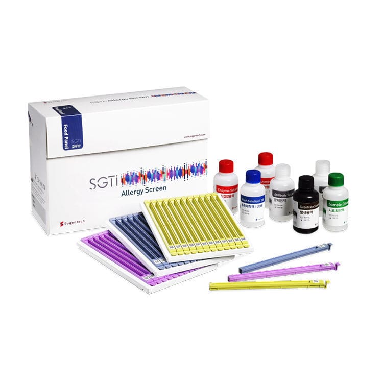 Allergy test kit SGTi Sugentech, Inc. immunoglobulin E / serum