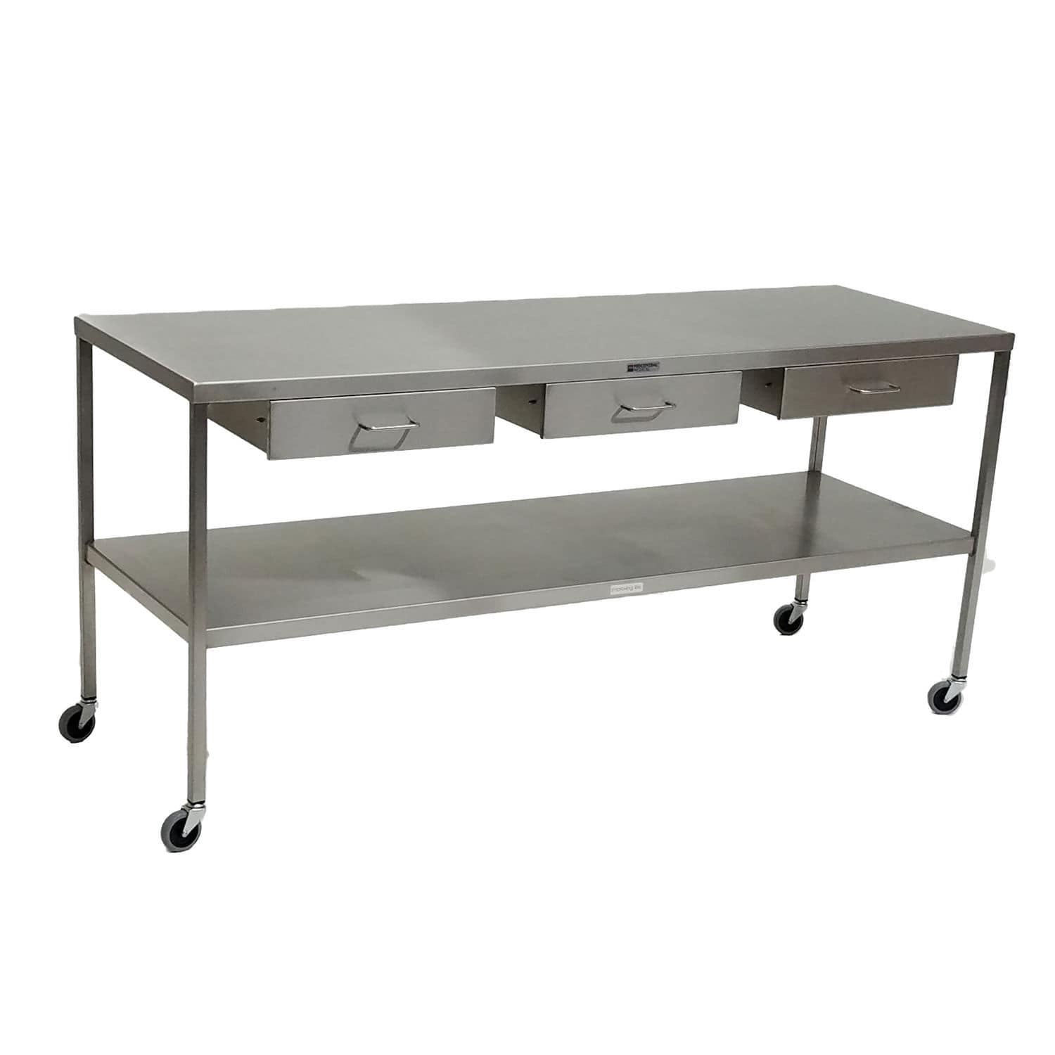 Instrument Table On Casters Stainless Steel With Drawer Mcm