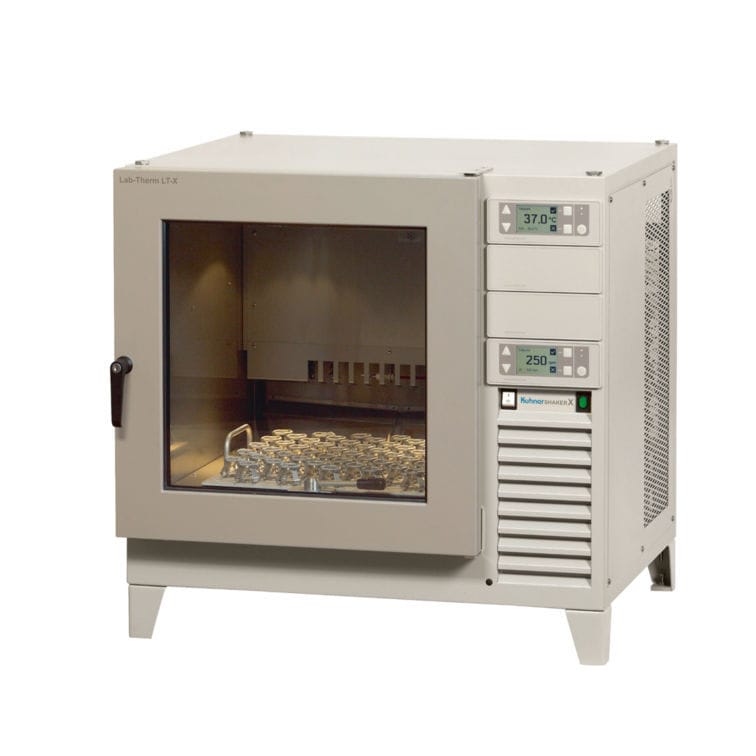 CO2 laboratory incubator LTX Kuhner AG O2 / compact / stainless