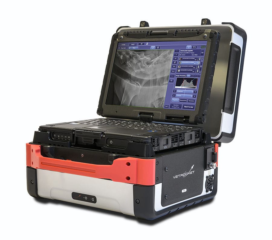 Veterinary X Ray System X1 Vet Rocket Digital Portable