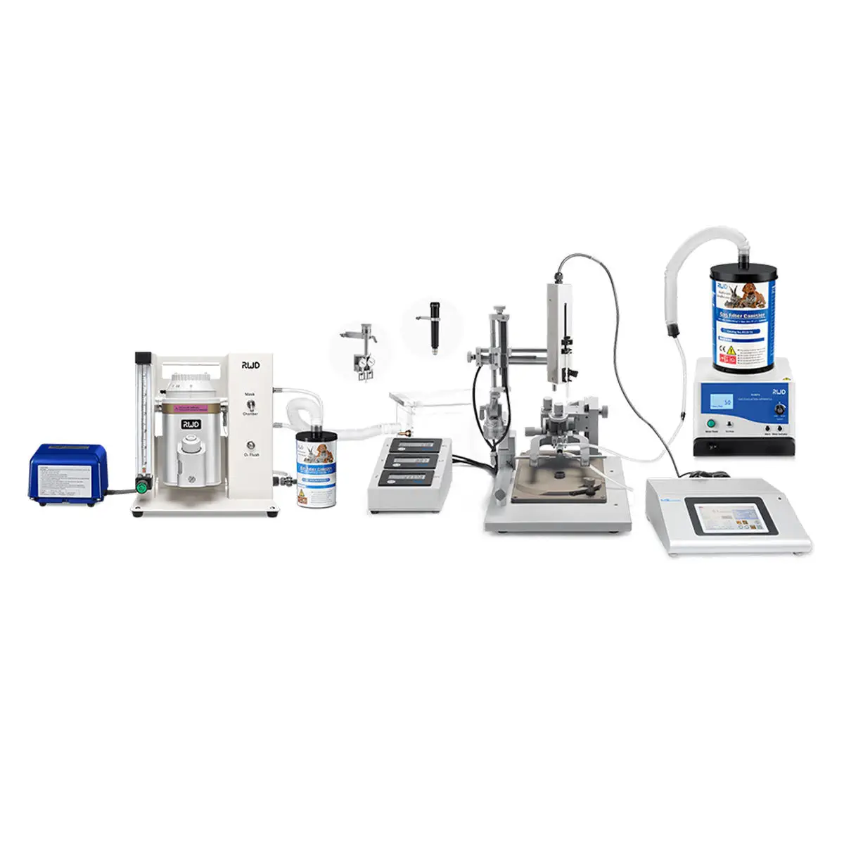 Animal research anesthesia workstation - RWD Life Science - for research laboratories / tabletop / with gas scavenging system Animal research anesthesia workstation - RWD Life Science - for research laboratories / tabletop / with gas scavenging system
