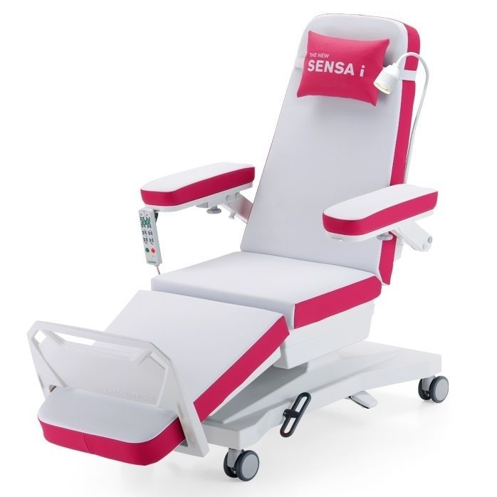 Electric treatment chair - SENSA® i - LiKAMED - 3-section / on casters /  Trendelenburg