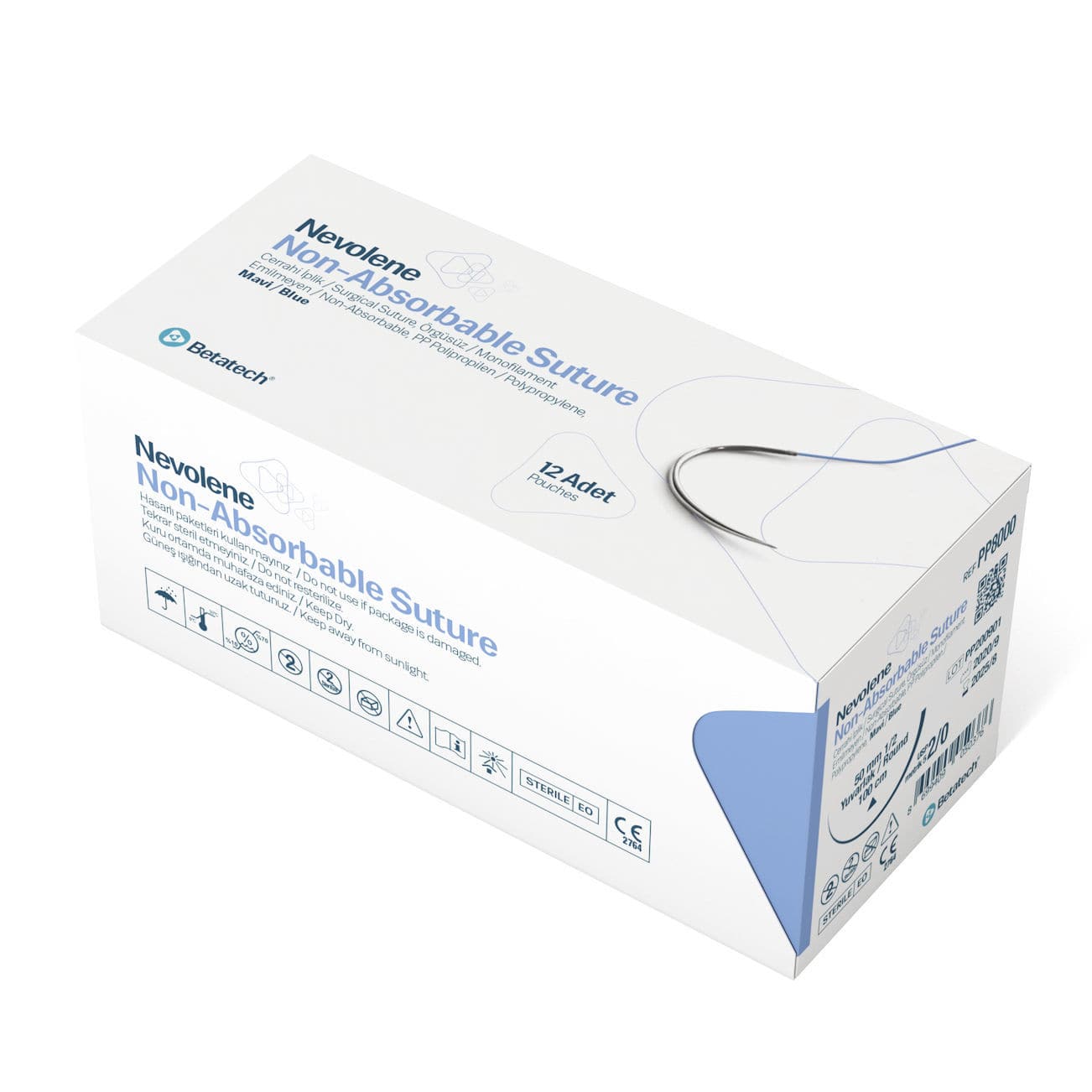 Non-absorbable suture thread - NEVOLENE PP - Betatech Medical - general ...