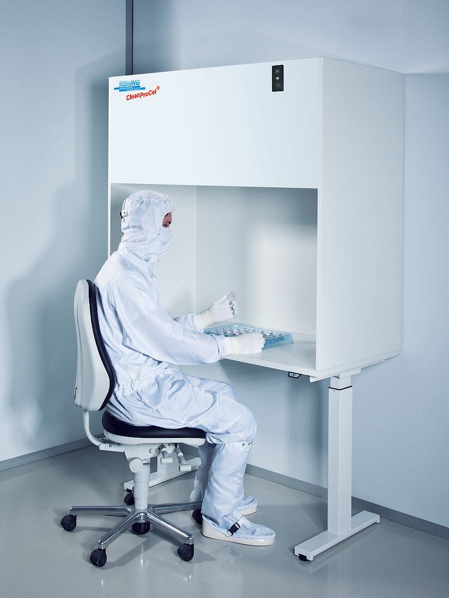 Laboratory cabin 5003.4.040 series SCHILLING ENGINEERING for clean rooms / floorstanding