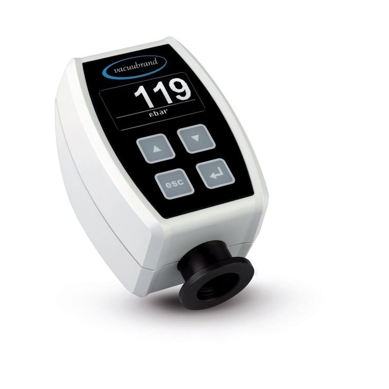 Laboratory vacuum gauge VACUU·VIEW Vacuubrand digital / compact