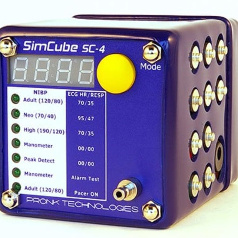 ECG simulator SC4 SimCube® Pronk Technologies heart rate / SpO2