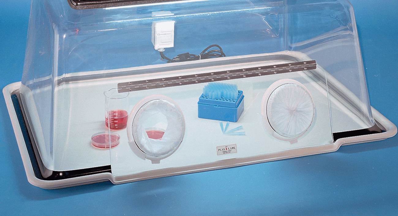 Tissue culture hood 820TCH PlasLabs for teaching / benchtop