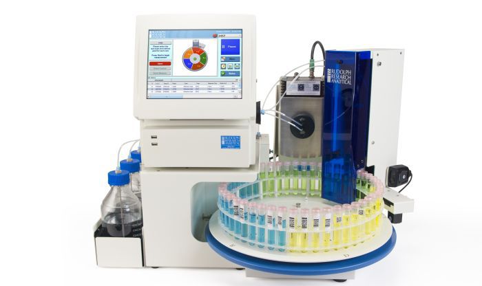 Liquid handling laboratory automation system - AutoFlex R837 - Rudolph ...