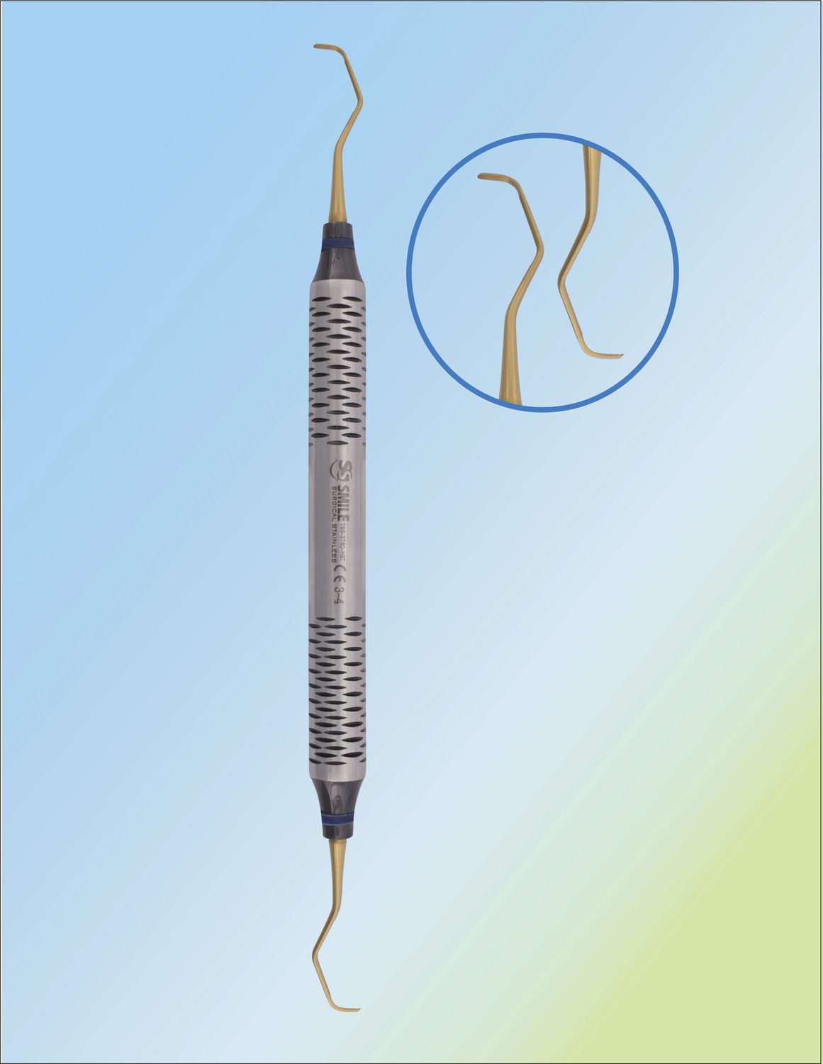 Periodontal curette SSI 7863760HBT Smile Surgical Ireland Limited