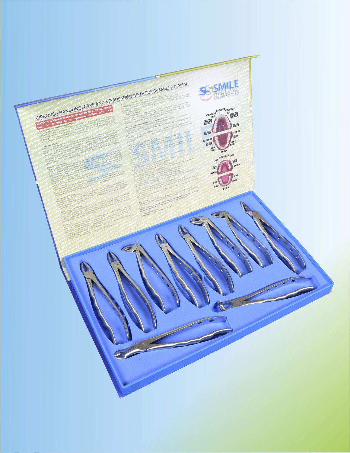Dental extraction instrument kit SSIA435 Smile Surgical Ireland Limited