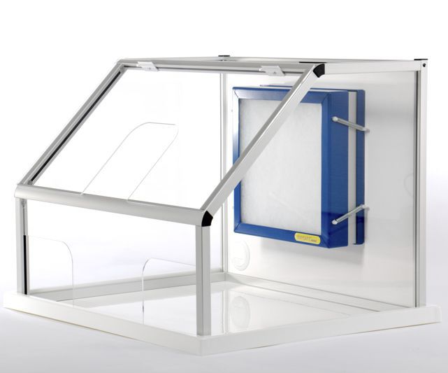 Chemical enclosure SA640 Solotec Scientific for powder weighing