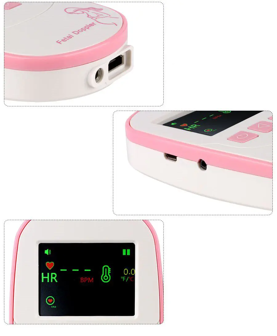 Pregnancy Belly Speakers D1 Fetal Doppler For Prenatal Baby