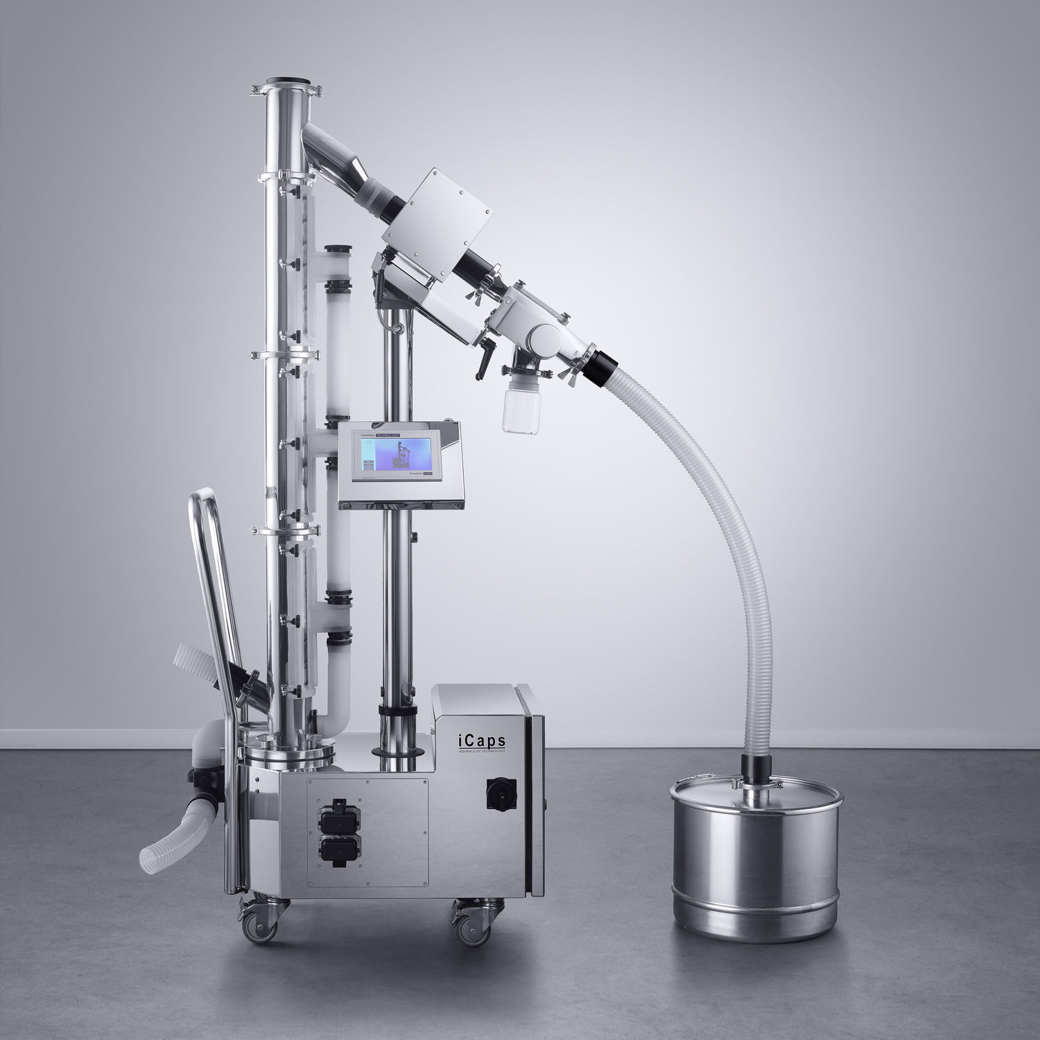 Capsule polisher DT iCaps Pharma Technology with metal detector
