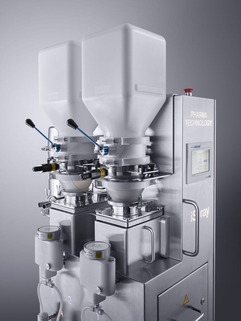 Lubrication system for the pharmaceutical industry iSpray Pharma