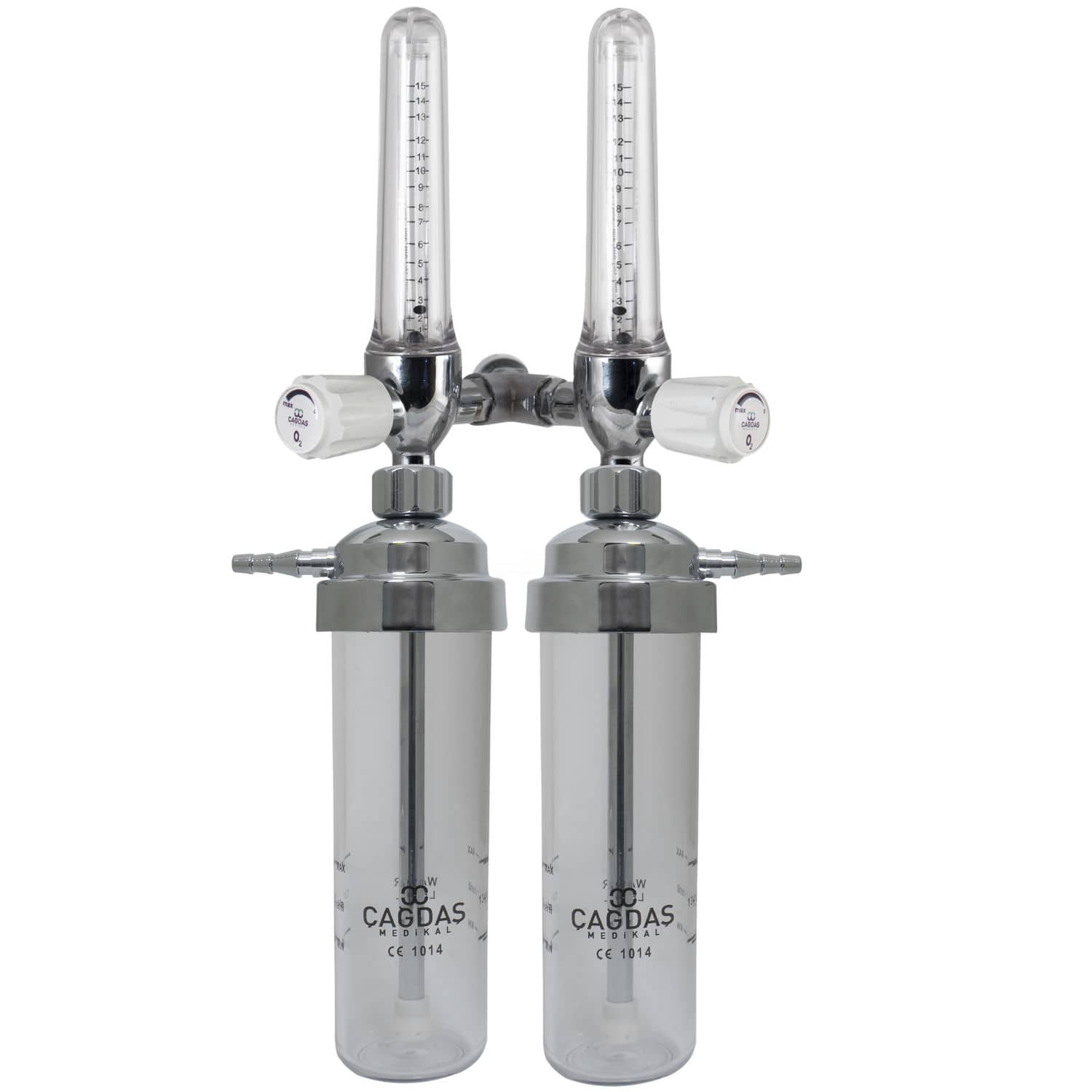 Double flow meter - GE 05 series - Çağdaş Medical - oxygen / air / for ...