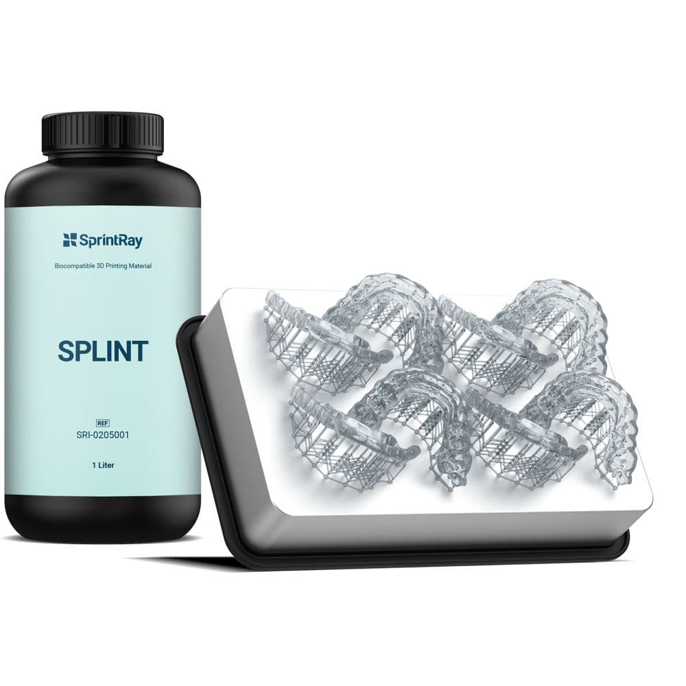 Resin dental material Splint SprintRay for 3D printing