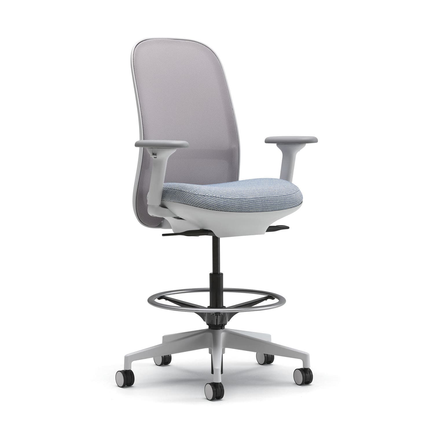 Chair with armrests O6 Allsteel on casters