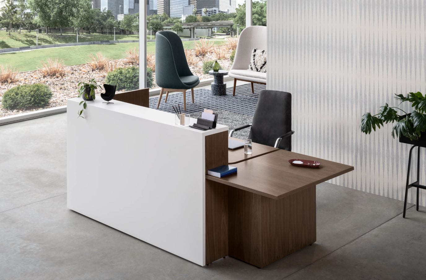 Heightadjustable desk Silea Allsteel