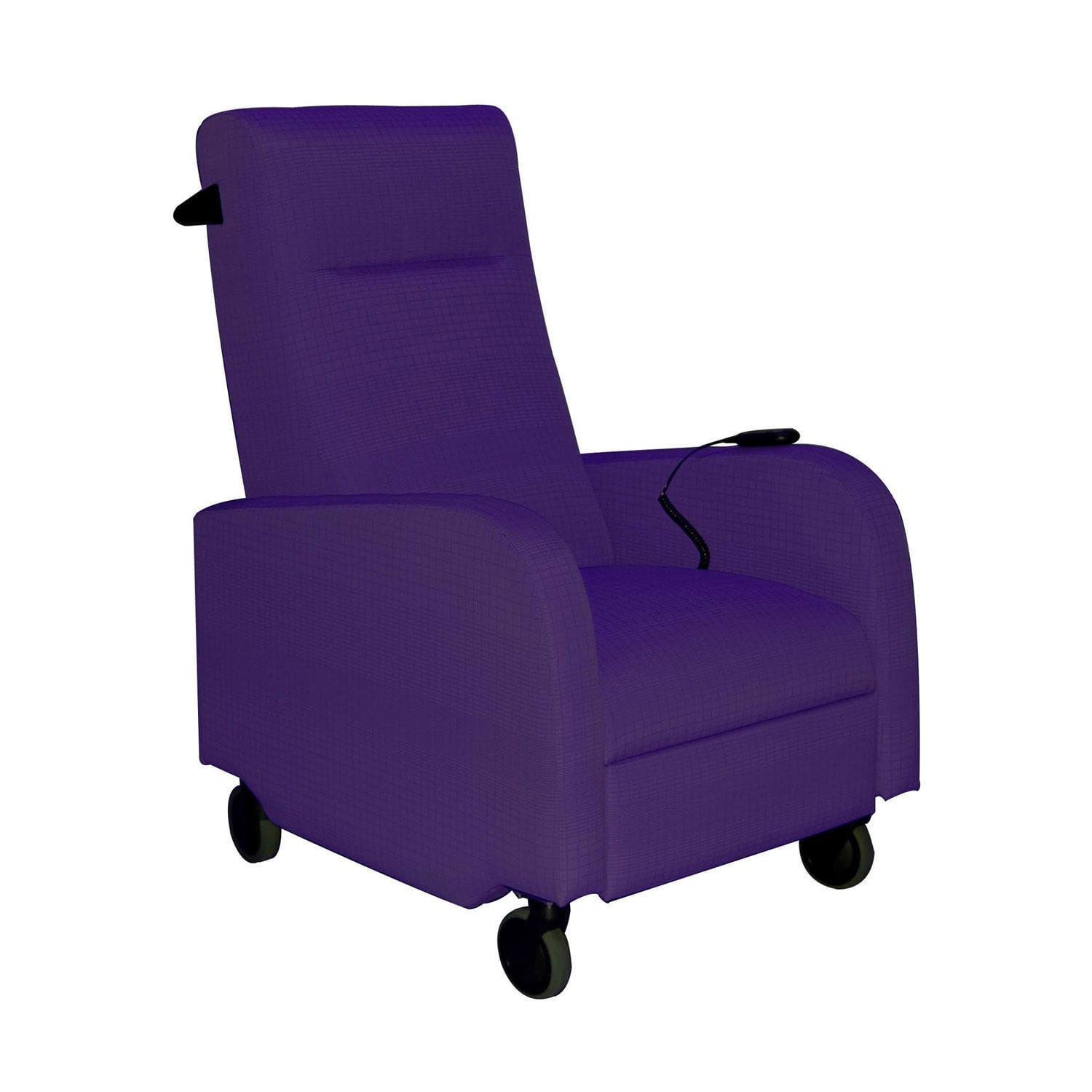Reclining patient chair High Point Furniture Industries on casters