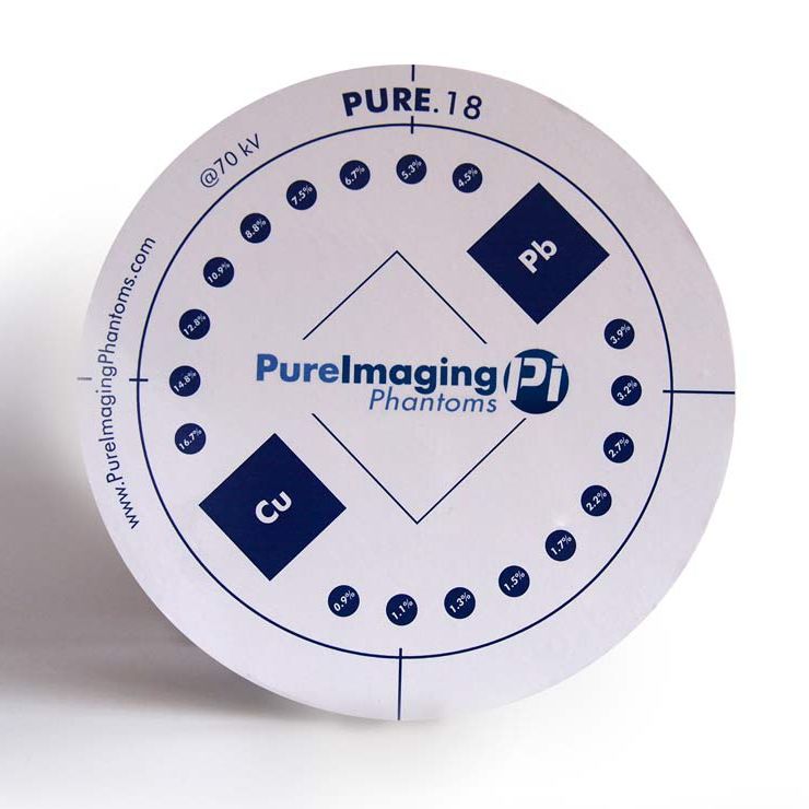 Fluoroscopy test phantom PURE.18 Pure Imaging Phantoms general