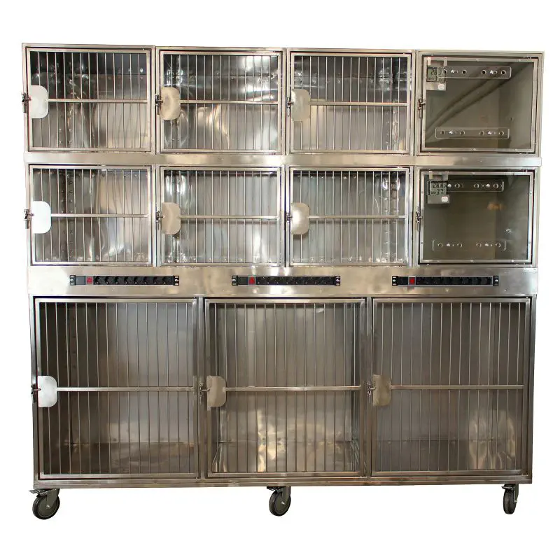 Modular veterinary cage - 80346 - Vetbot - stainless steel