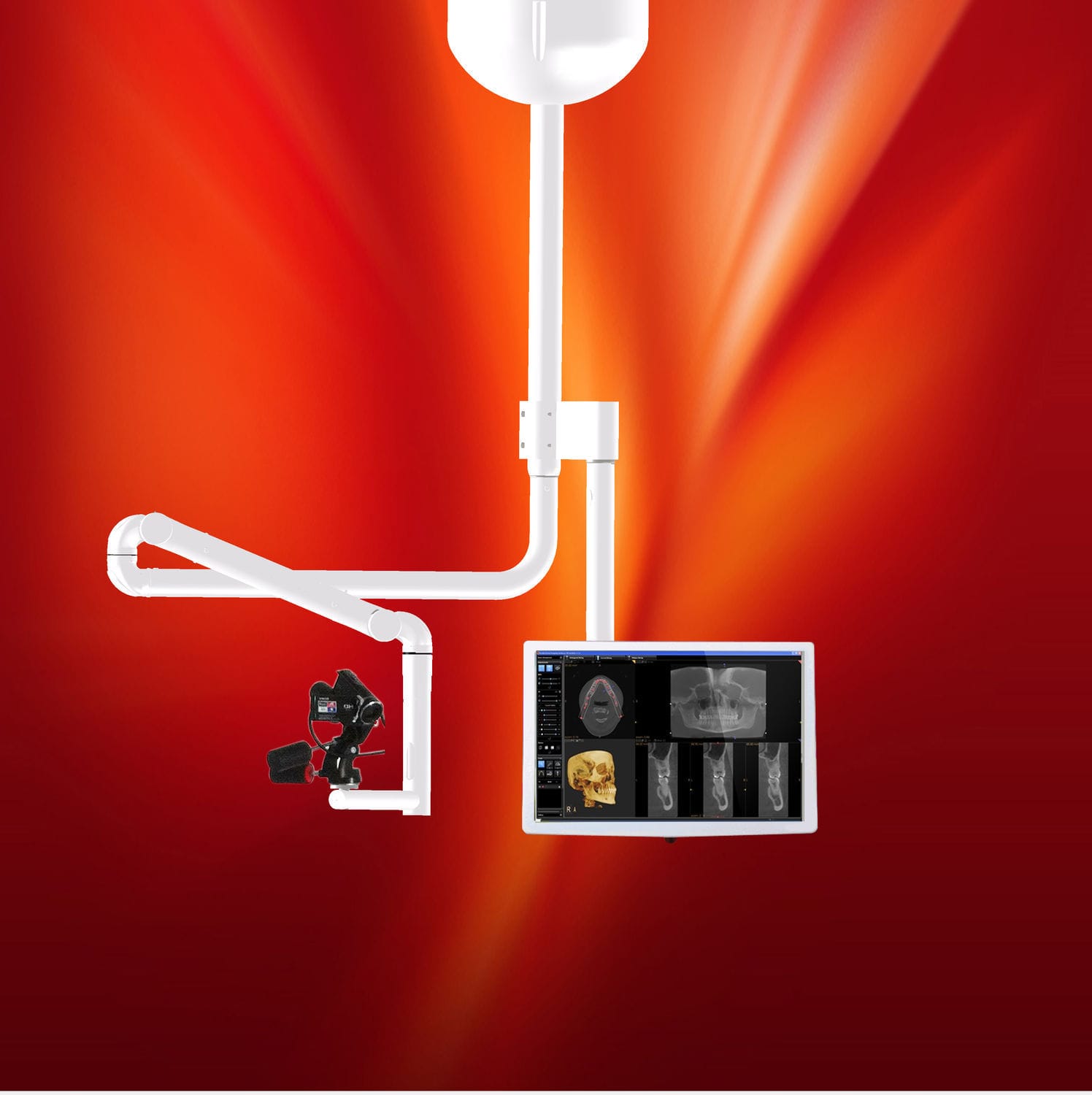 Ceilingmounted camera support arm BRAPRMO7880 + BRVMO6040 B&D