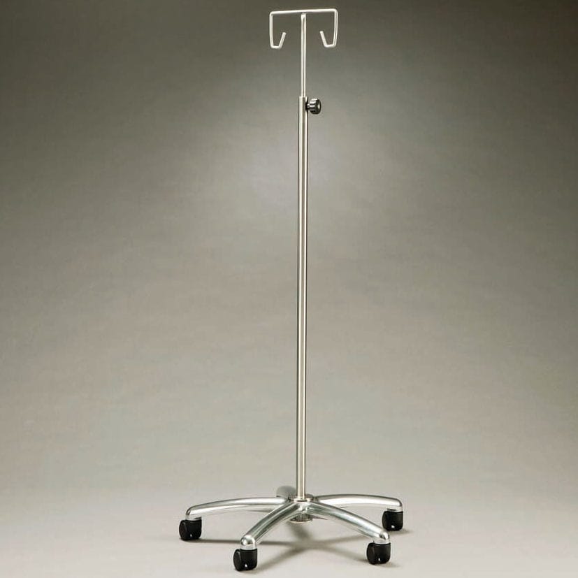 IV pole on casters IMSS241803 IntraSpace 2hook / stainless