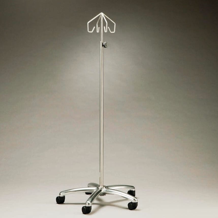 IV pole on casters IMSS241903 IntraSpace 4hook / heavyduty