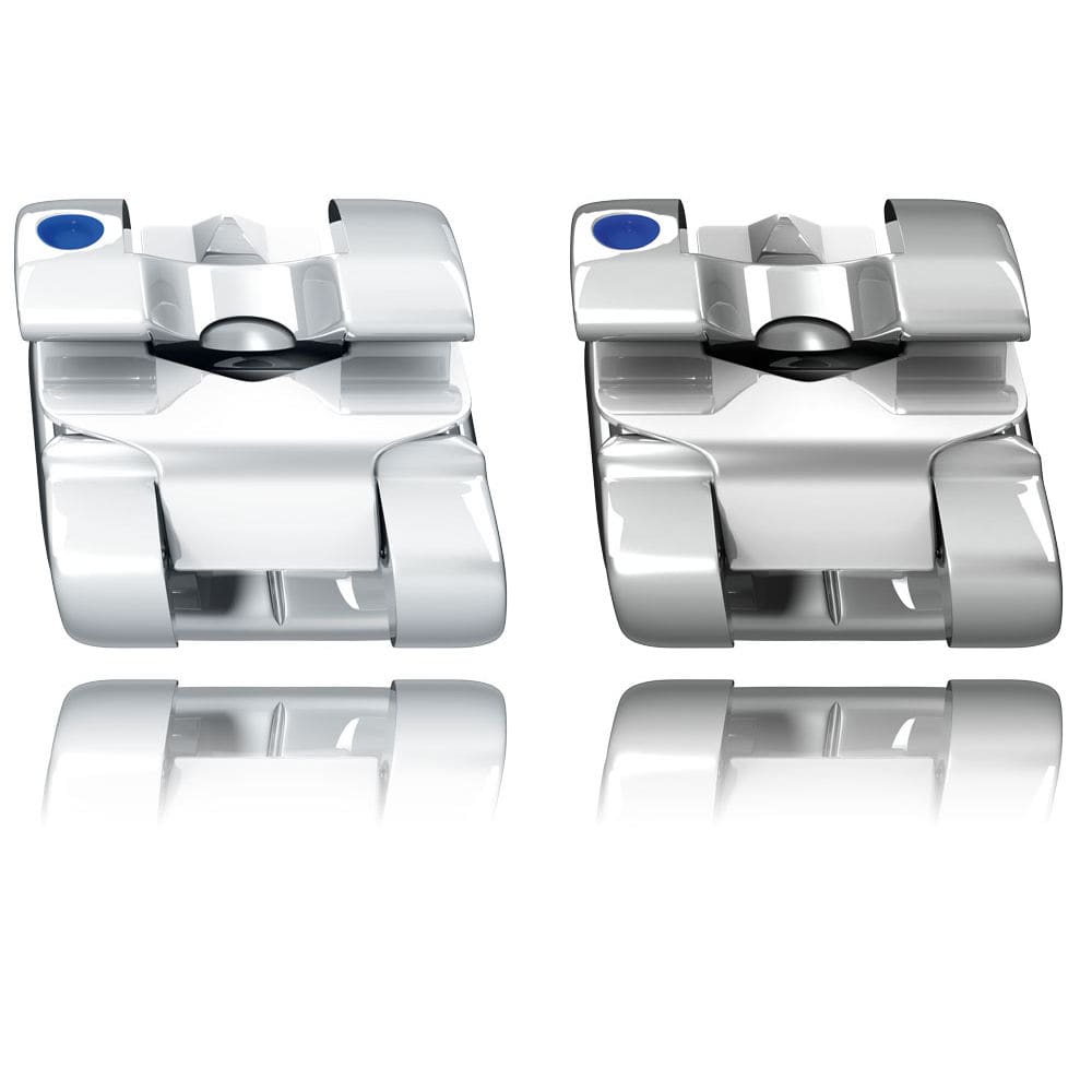 Metal orthodontic bracket EXPERIENCE GC Orthodontics selfligating / mini / transparent