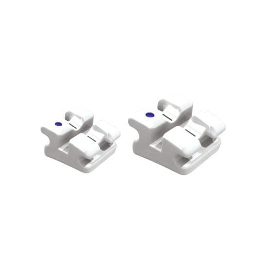 Aesthetic orthodontic bracket Chic. GC Orthodontics ceramic / mini / lowfriction