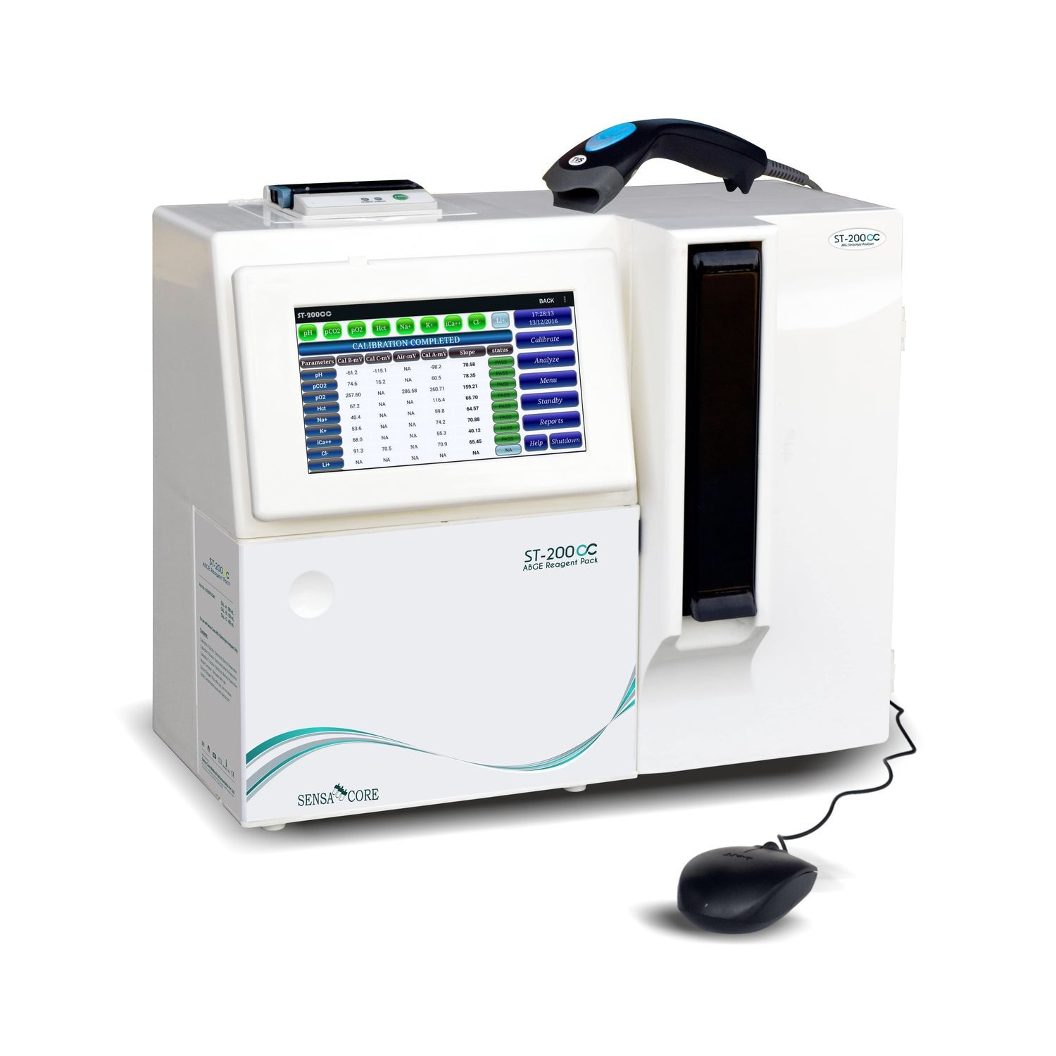 Pco2 Levels Machine PO2 blood gas analyzer - ST-200 CC ABGE - Sensa Core Medical ...