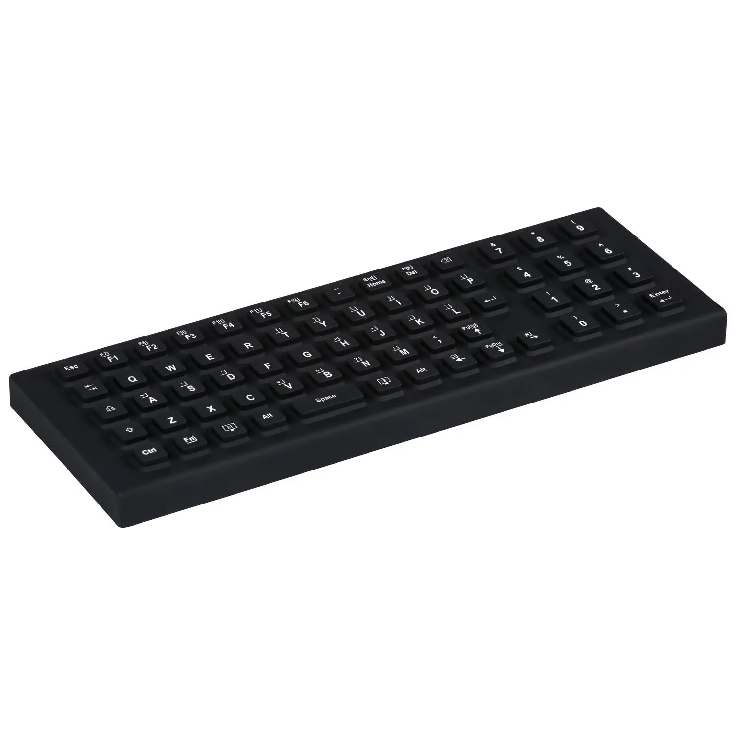 Keyboard with numeric keypad - SIK 65 - PrehKeyTec GmbH - silicone