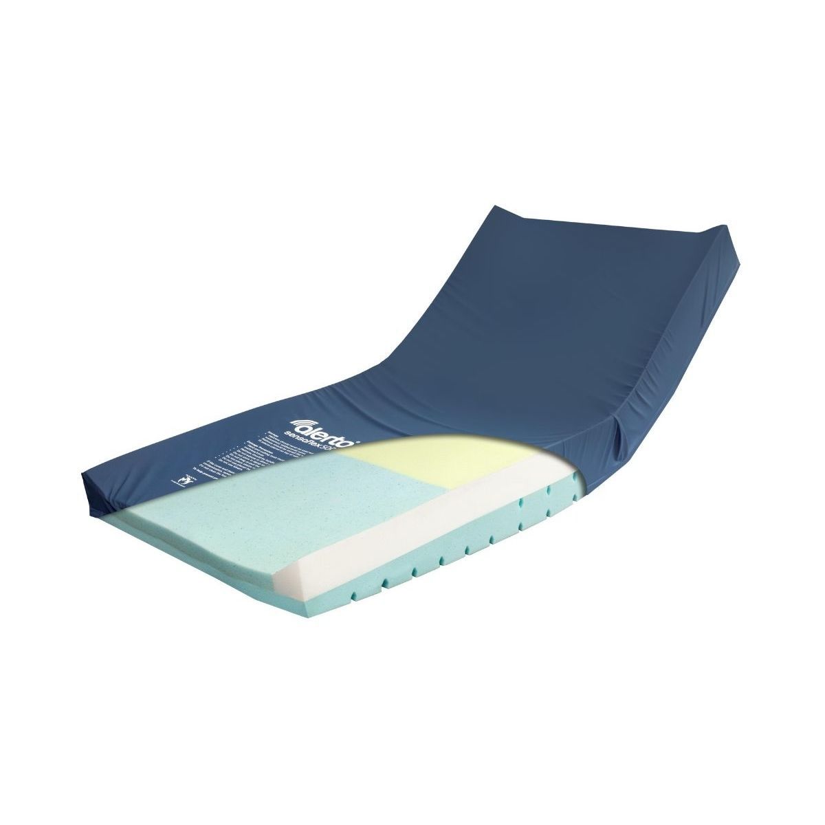 Hospital bed mattress - ALT-5000 - Alerta Medical - gel / foam / waterproof