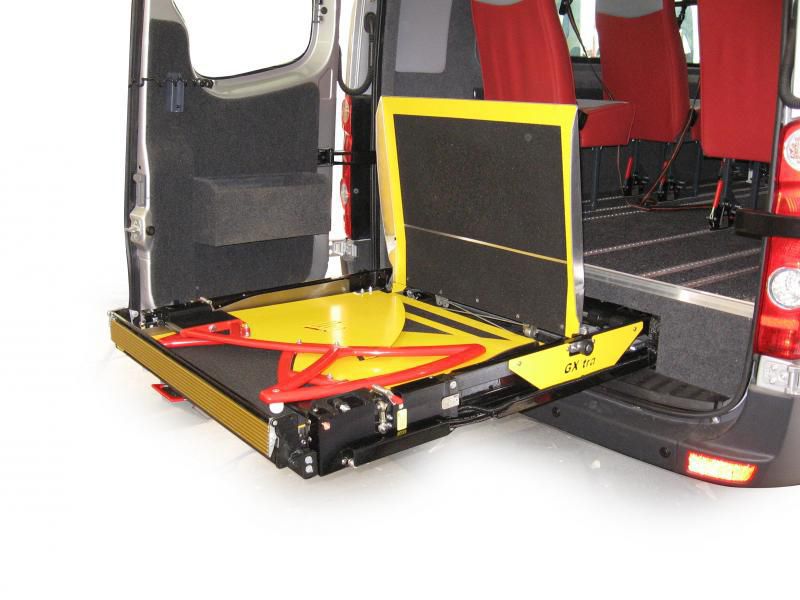 Wheelchair Lifting Platform Vehicle Mounted Access Mini Bus