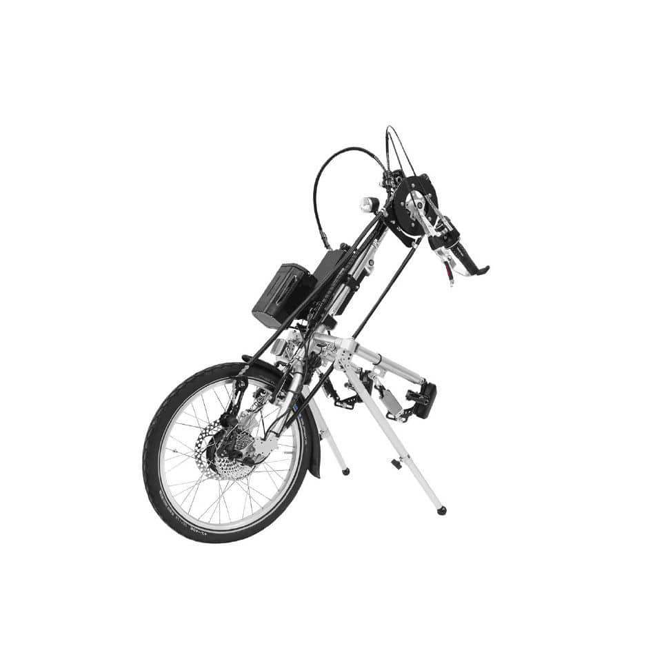 Hybrid wheelchair drive unit LIPO SMART Stricker Handbikes front