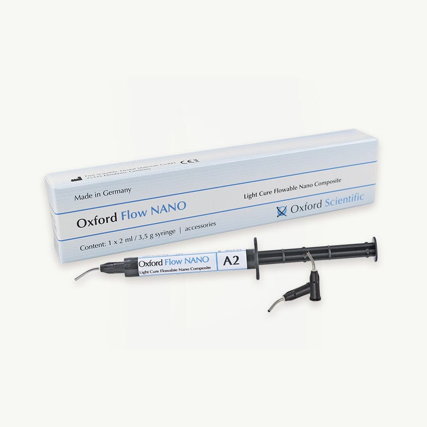 Flowable composite dental material FLOW NANO First Scientific