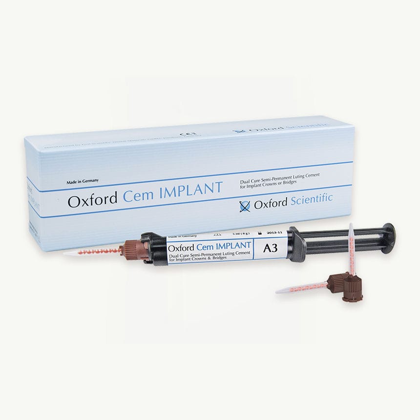 Dental bridge cement CEM IMPLANT First Scientific Dental Materials