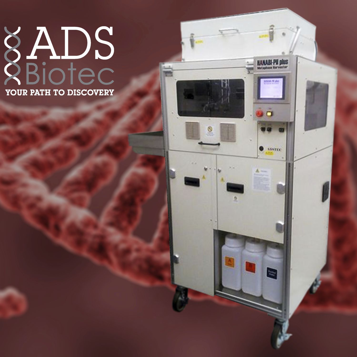 hanabiページ② Fully automated chromosome harvester - HANABI-PII Plus - ADS