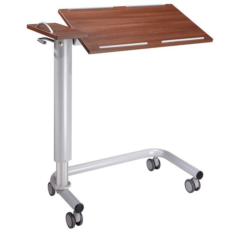 Height-adjustable over-bed table - FMB 260 - FMB Care - on casters