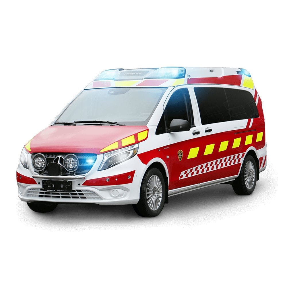 Emergency mobile health vehicle - Profile Vehicles - rescue / van