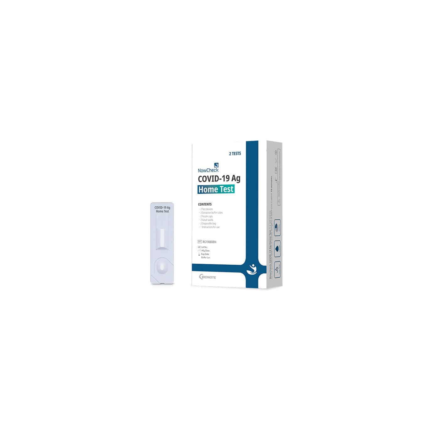 Home use test kit NowCheck Bionote COVID19 / for antigens